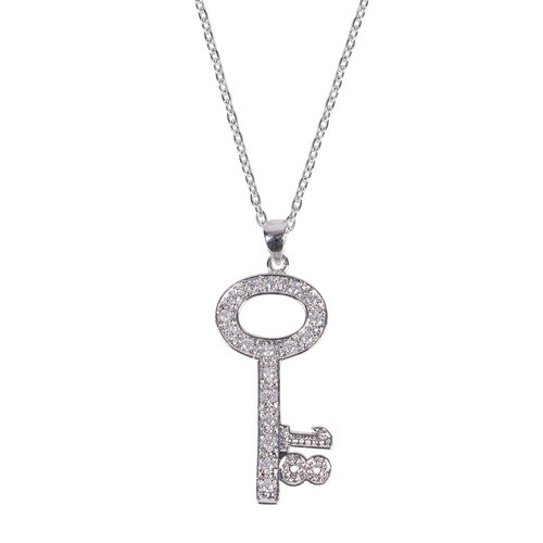 Clave Cz Colgante, Collar De Mesmer Mujeres Con Cierre De An 0