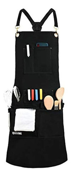 Delantal De Chef De Grado Profesional Para Cocina, Barbacoa 0