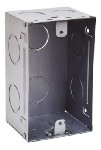 Caja Rectangular Profunda Metal Norm. Apta Durlock Ag  X5u. 0