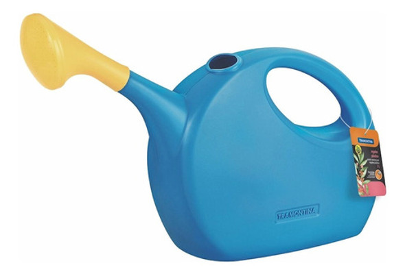 Regadera Azul Riego Jardinería Plástica 7 Litros Tramontina 0