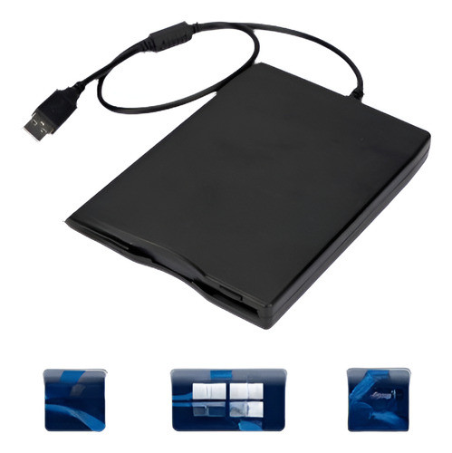 Nuevo Usb Powered 1,44 Mb 2 X Acciones De Unidad De Disco Fl 0