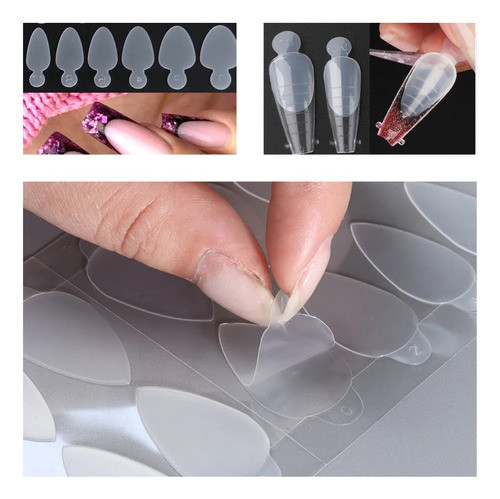 Moldes De Silicona Para Francesita Forma Almendra X1 Plancha 1