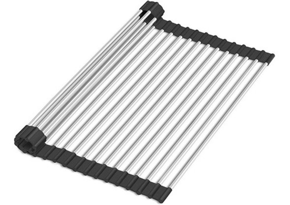 Escurridor De Platos Enrollable - Acero Inoxidable. 0