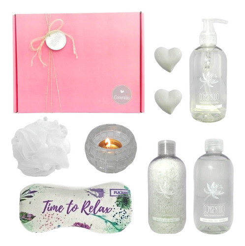 Aroma Caja Regalo Mujer Spa Jazmín Kit Set N01 Disfrutalo 0