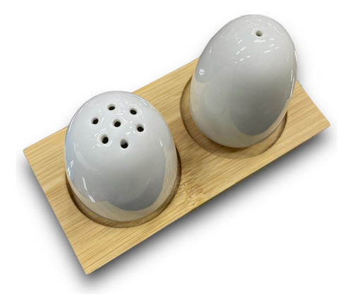 Set De Azucarero,salero De Cerámica Blanca Especiero Cocina 0
