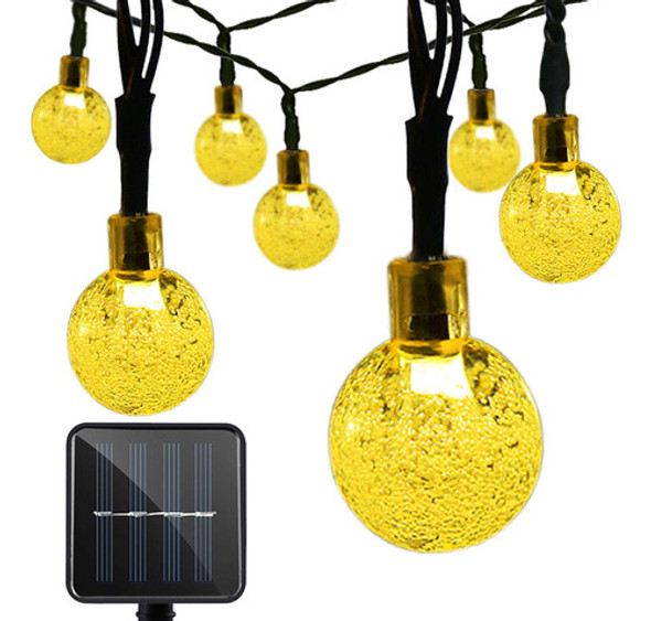 Solar Powered Led Cadena Hadas Árbol Navidad Luz Christamas 0