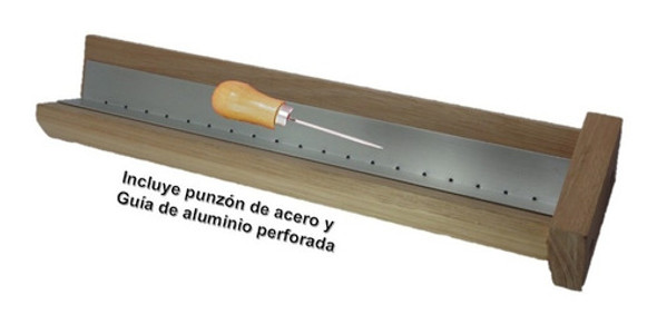 Cuna De Encuadernación Para Perforar Cuadernillos + Punzón 1