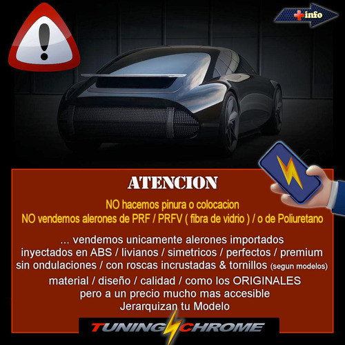 Aleron Spoiler Importado Focus Mk2 5ptas. C/stop Tuningchrom 1
