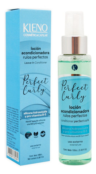 Kleno Perfect Curly Loción Acondicionadora Rulos Pelo 6c 0