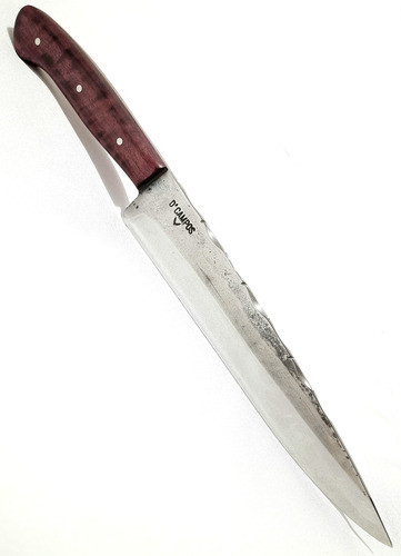 Faca Para Churrasco D'campos Guapa 10' Cabo Madeira Roxinho 0