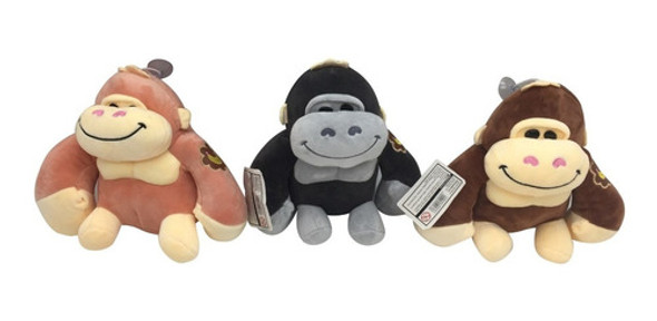 Peluche Gorilla Mono Colgante Para Auto 20cm Niños 1 Peluche Gorilla Mono Colgante Para Auto 20cm Niños 1