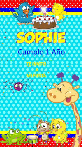 Video Tarjeta Invitación Digital Virtual - Gallina Pintadita 0