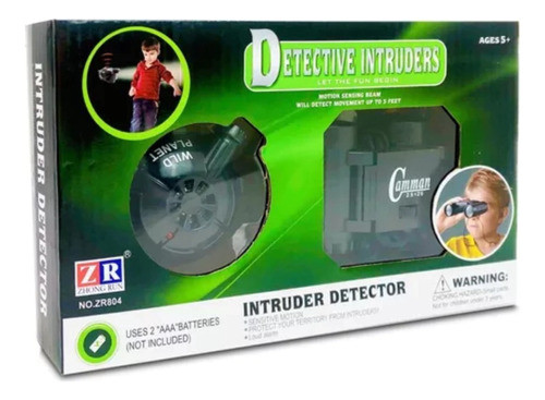 Juego De Espia Detector Sensor Movimiento Y Binoculares Niño 0
