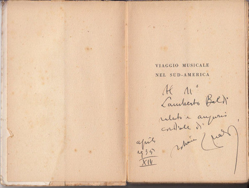 1934 Tapa Arte Vanguardia Lualdi Viaje Musical Sudamerica 1