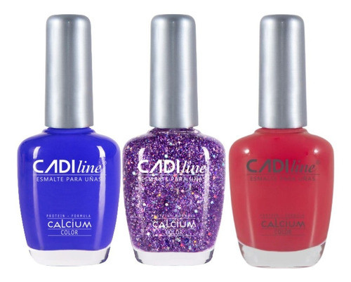 Esmaltes Cadiline Tracidional Calcium X3 Lefemme 0