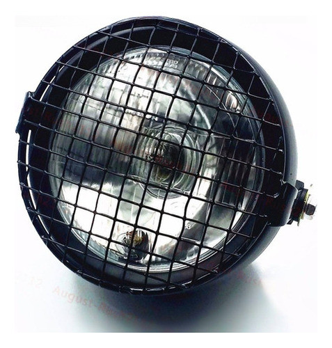 Parrilla Lateral Vintage Retro Montaje Linterna Lámpara Cafe 0