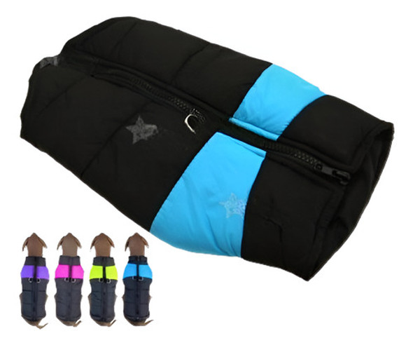 Capa Acolchada Chaqueta Mascota Perro Ropa Ropa Chaleco Arné 0
