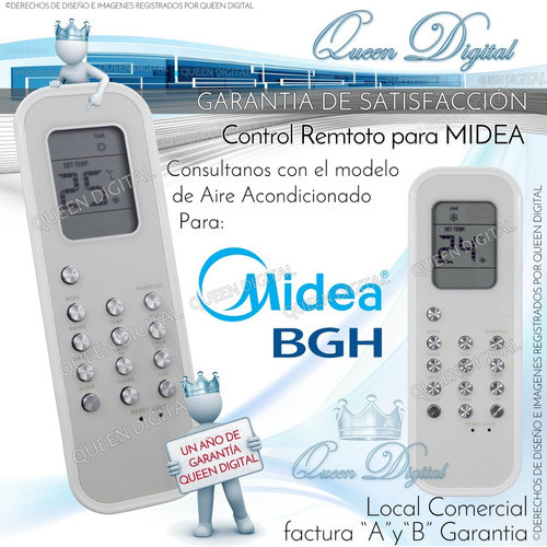 Control Remoto Aire Acondicionado P/ Top House General Plus 1