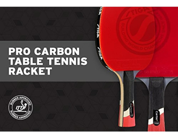 Raqueta De Tenis De Mesa Stiga Pro Carbon Performance-level 1 Raqueta De Tenis De Mesa Stiga Pro Carbon Performance-level 1