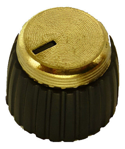 Perilla Pote Tipo Marshall Plastica  D16 Alt19 Eje Estriado 0