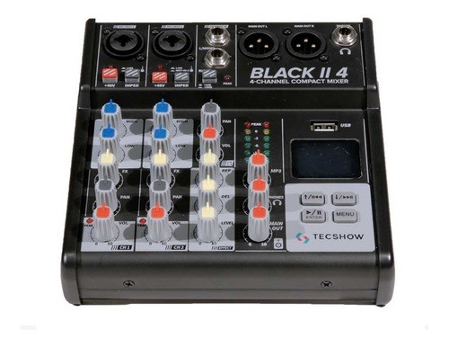 Consola Mixer Usb Grabacion Bluetooth 4 Canales Black 4 0