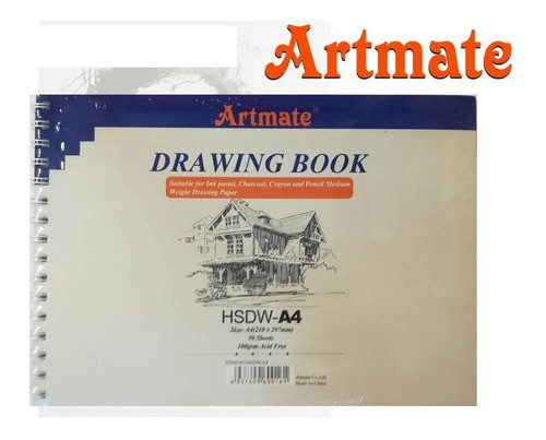 Block A4 X 50 Hjs. De 100 Grs + 12 Carbonillas 1
