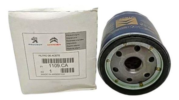 Filtro De Aceite Original Peugeot Partner 206 1.9 Dw8 Diesel 0
