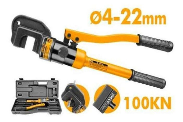 Corta Metal Hidráulico Ø4 A 22mm Ingco Hhsc0122 *ub* 1
