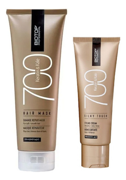 Crema Para Peinar + Mascara Biotop Repair 700 0 Crema Para Peinar + Mascara Biotop Repair 700 0