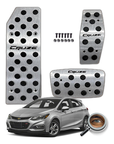 Cruze 2016+ Pedalera Deportiva At 100% Aluminio Tuningchrome 0