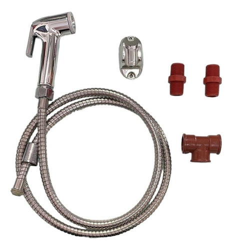 Ducha Bidet Udg + Tee 1/2 + 2 Rosca Con Tuerca 1/2 Plastico 0