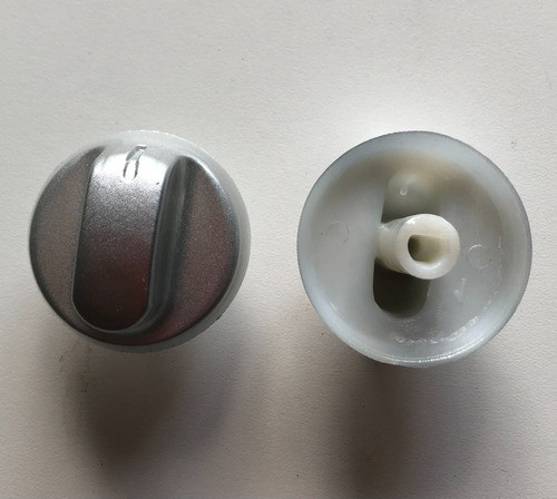 6 Perillas Cocina Electrolux Ec 56xfr / Bbr /ewmr 56 / Plata 1
