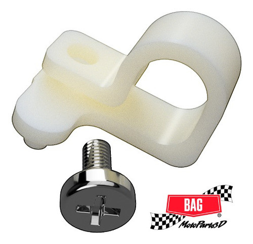 Grampa Guia Flexible Freno Trasero Honda Xr / Crf / Trx / Cb 0