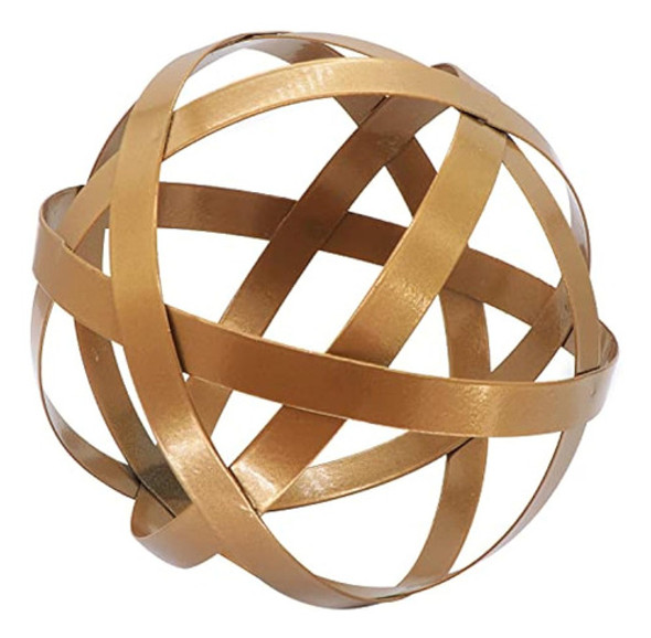 Kesywale Esfera Decorativa De Metal Con Banda De 0