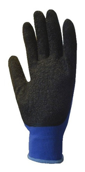 12 Guantes Poliéster Bañando En Látex Natural Antideslizante 1