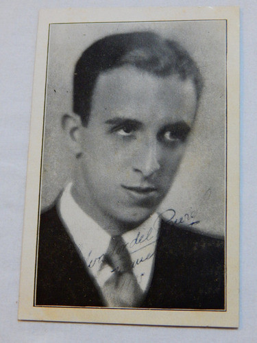Fotografia Firmada Salvador Del Priore Autografo Original 1