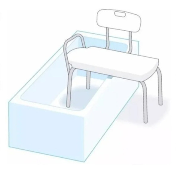 Silla Doble Para Bañera Banco Transferencia Ducha 1 Silla Doble Para Bañera Banco Transferencia Ducha 1