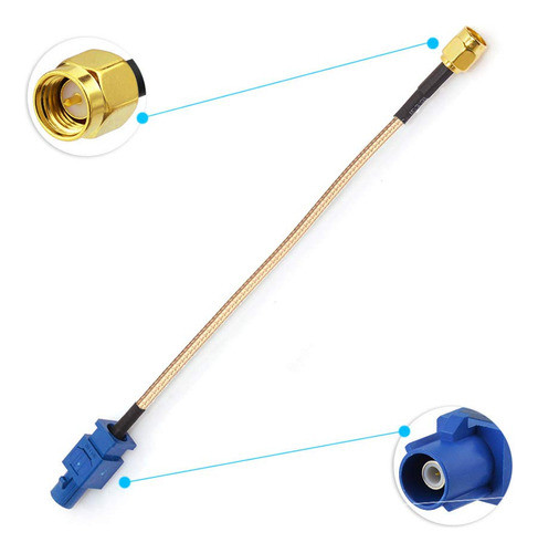 Bingfu Cable Adaptador De Antena Gps Para Vehculo, Sma Macho 1