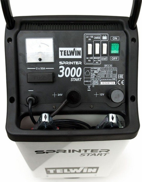 Cargador Batería Inteligente Auto 12v 24v Telwin Sprinter 1