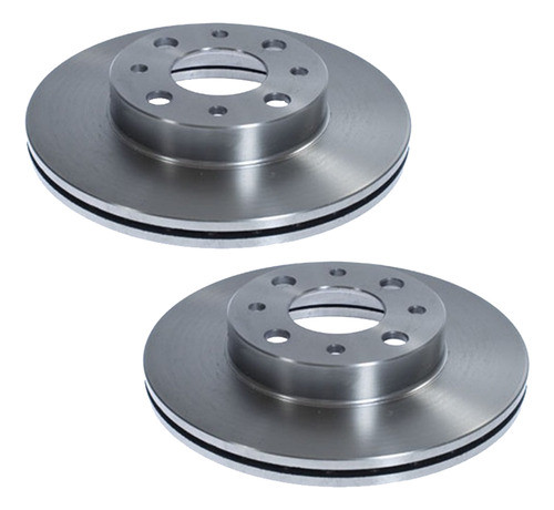 Kit 2 Disco Delantero Ventilado Corven Para Fiat Palio Siena 0