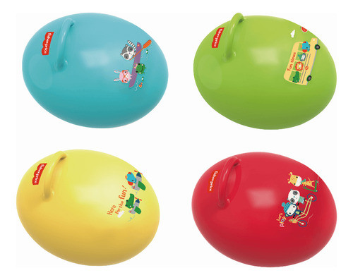 Fisher Price 42cm Saltarin Forma De Huevo Con Agarre Azul 1