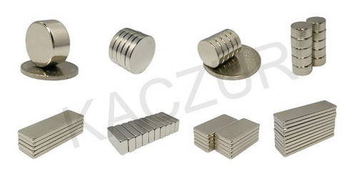 Kit X 8 Imanes Neodimio Circular Varios Potencia Kaczur 0