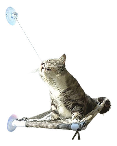 Cama Colgante De Ventana Gatos Grandes Resistente Practica 0