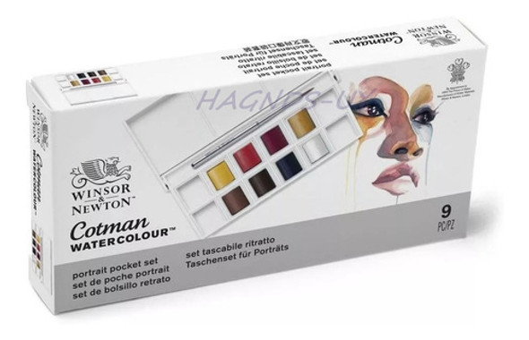 Acuarelas Profesionales Winsor & Newton Retrato C/pincel 0