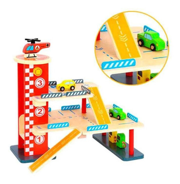 Estacionamiento Tooky Toy Vintage 3 Pisos Universo Binario 1
