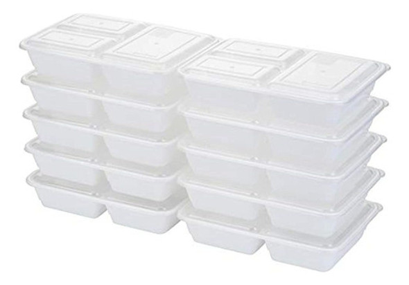 Good Cook Meal Prep, 3 Compartimentos Sin Bpa, Apto Para Mic 0