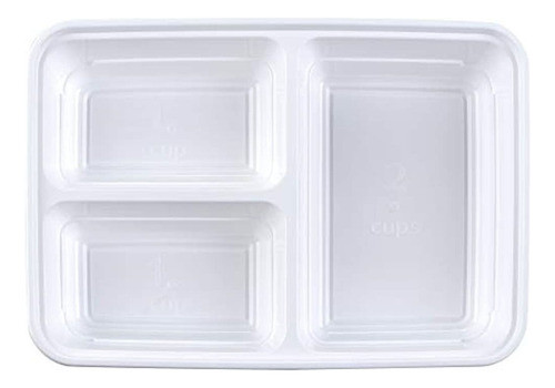 Good Cook Meal Prep, 3 Compartimentos Sin Bpa, Apto Para Mic 1