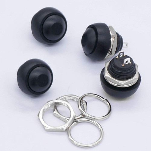 Kit X26 Pulsador 12mm 250v 1a / 12v 1a Resistente Al Agua 1