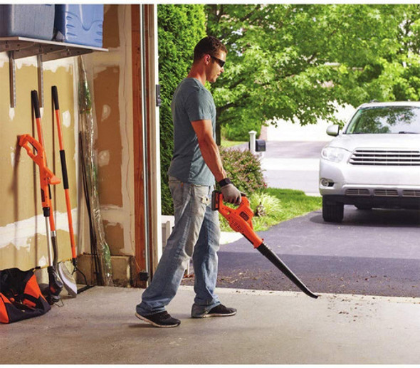 Soplador De Hojas Inalambrico Black+decker 20v Jardin Lsw221 1