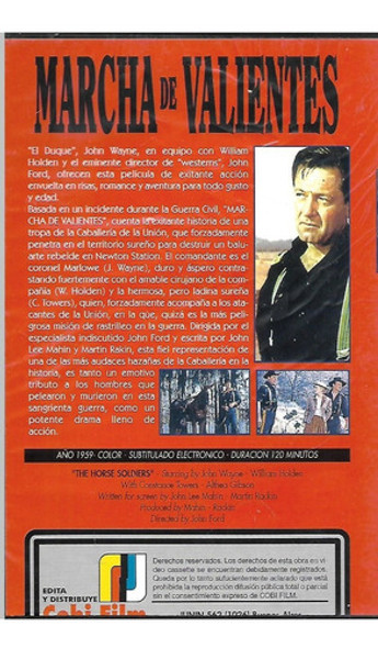 Dvd - Marcha De Valientes- De John Ford - J Wayne- Impecable 1